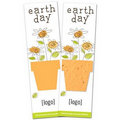 Earth Day Seed Paper Shape Bookmark - 15 Stock Designs Available